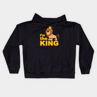 I'm the King Boys Birthday Kids Hoodie